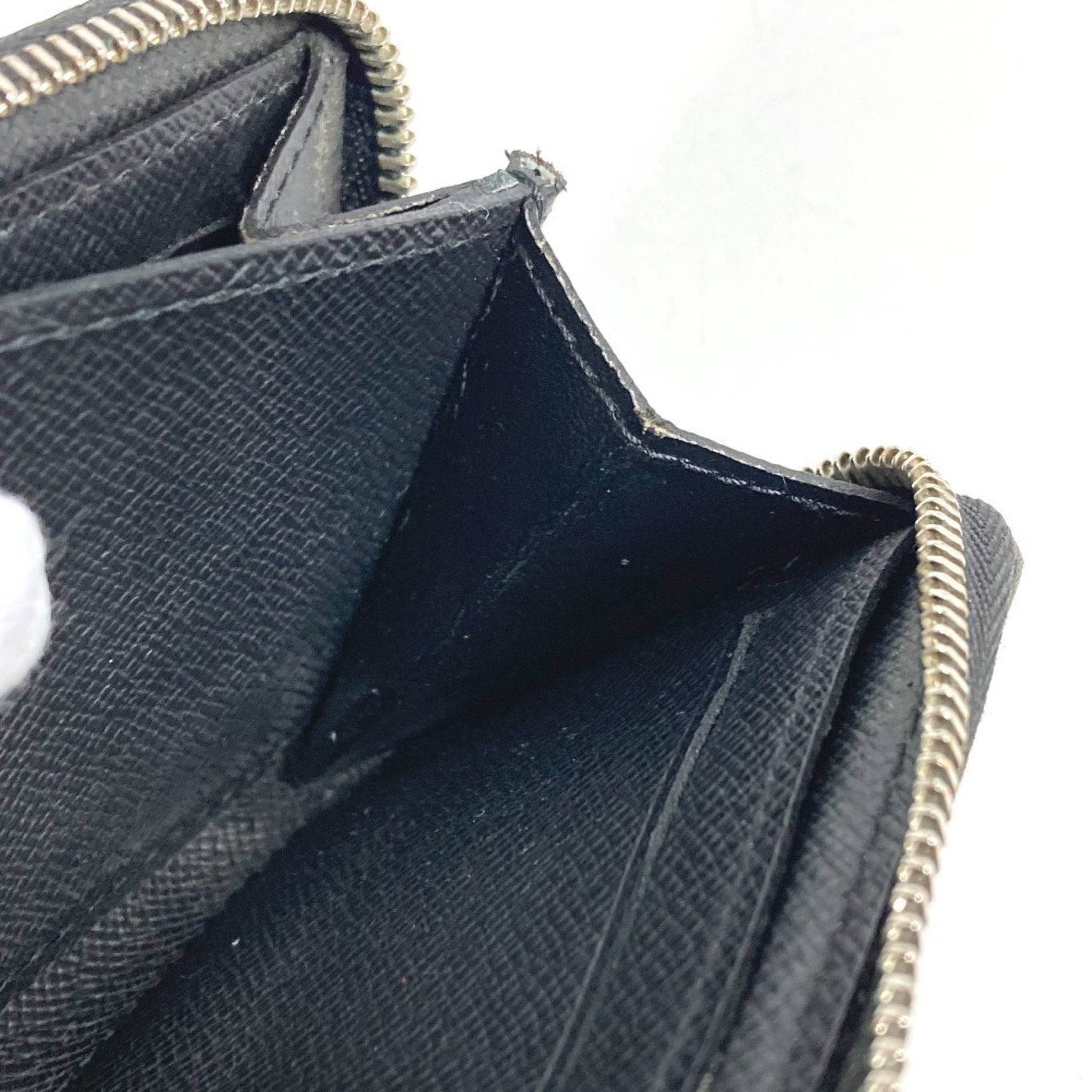 Louis Vuitton Black Damier Graphite Damier Graphite Coin Purse/Coin Case
