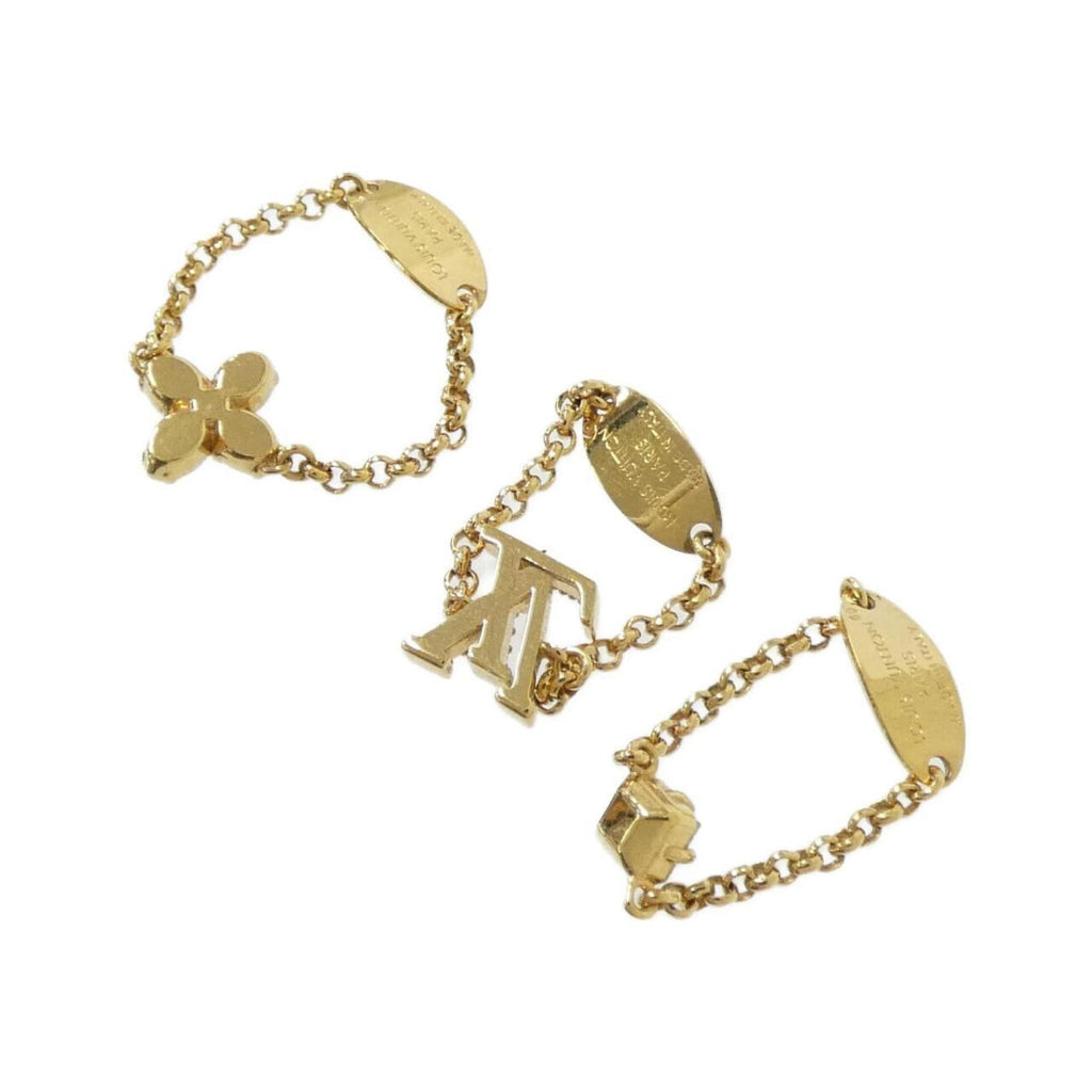 Louis Vuitton Gold Clear Band Ring