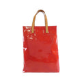Louis Vuitton Red Color Leather Handbag
