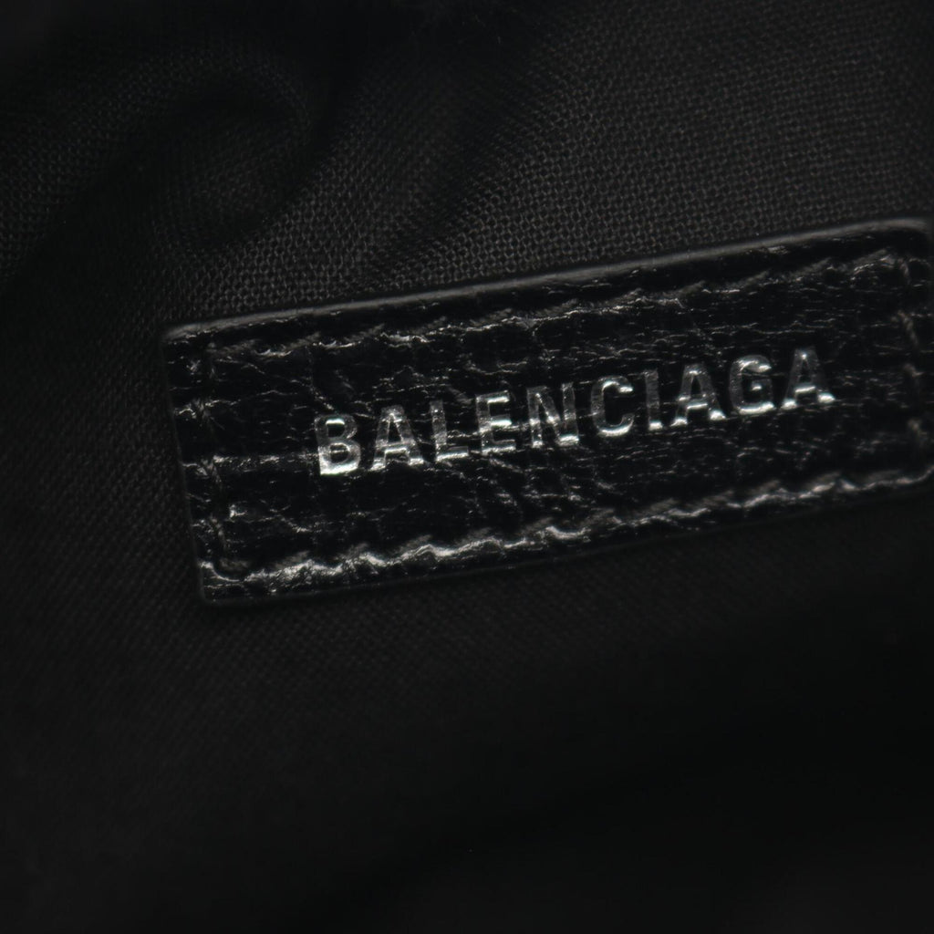 Balenciaga Black Leather Handbag Shoulder