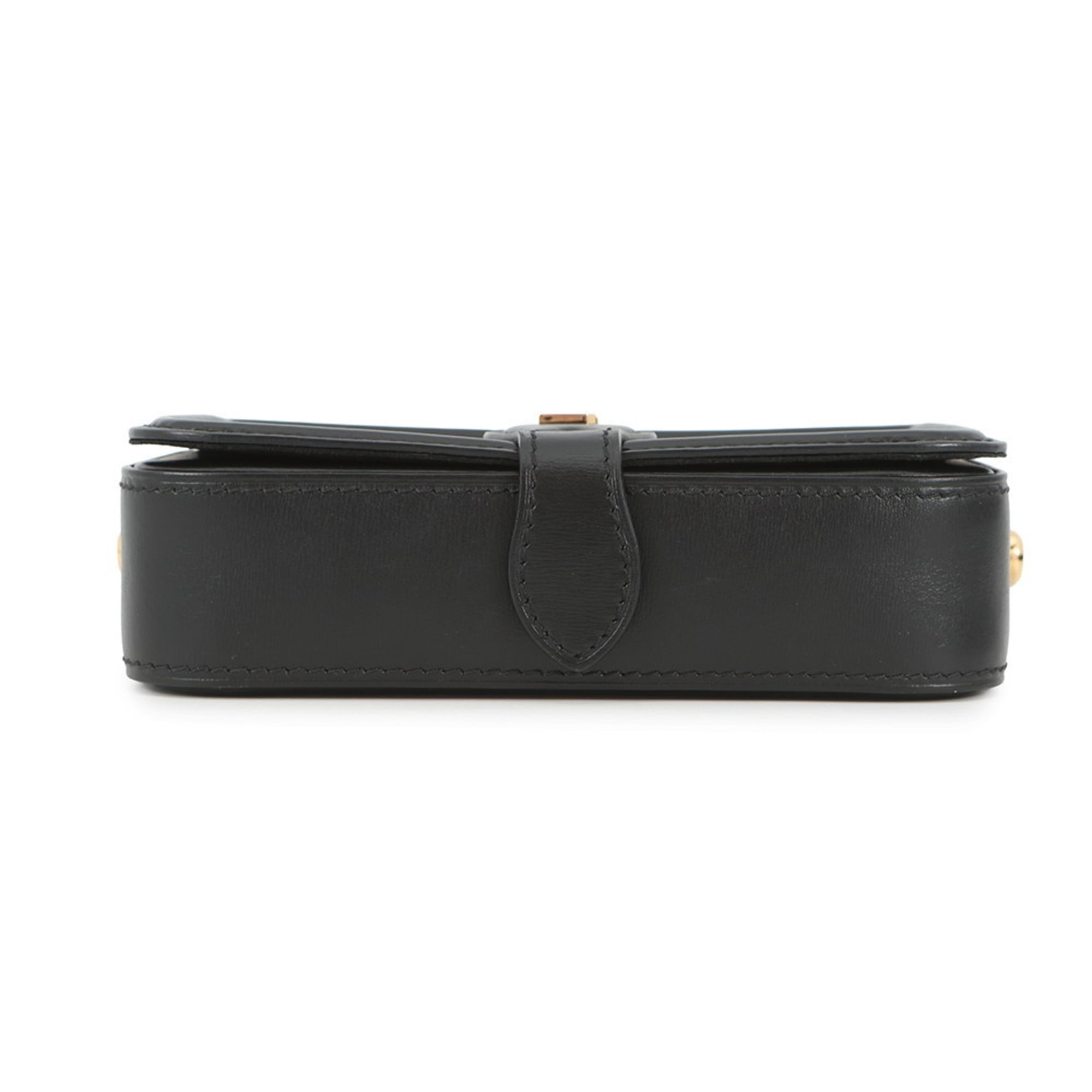 Louis Vuitton Noir Leather Shoulder Bag