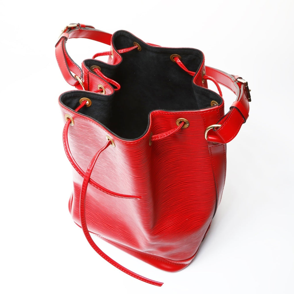 Louis Vuitton Red Color Epi Leather Shoulder Bag