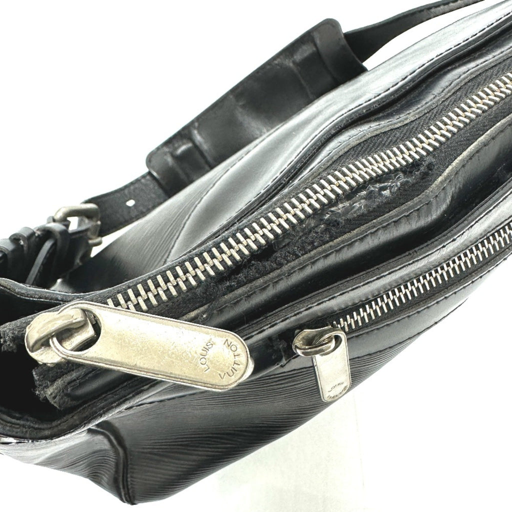 Louis Vuitton Black Leather Handbag
