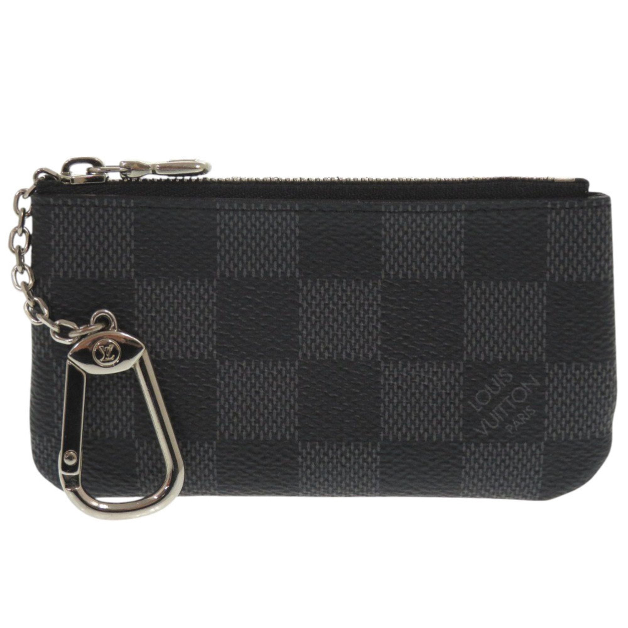 Louis Vuitton Damier Graphite Black Damier Graphite Damier Graphite Coin Purse/Coin Case