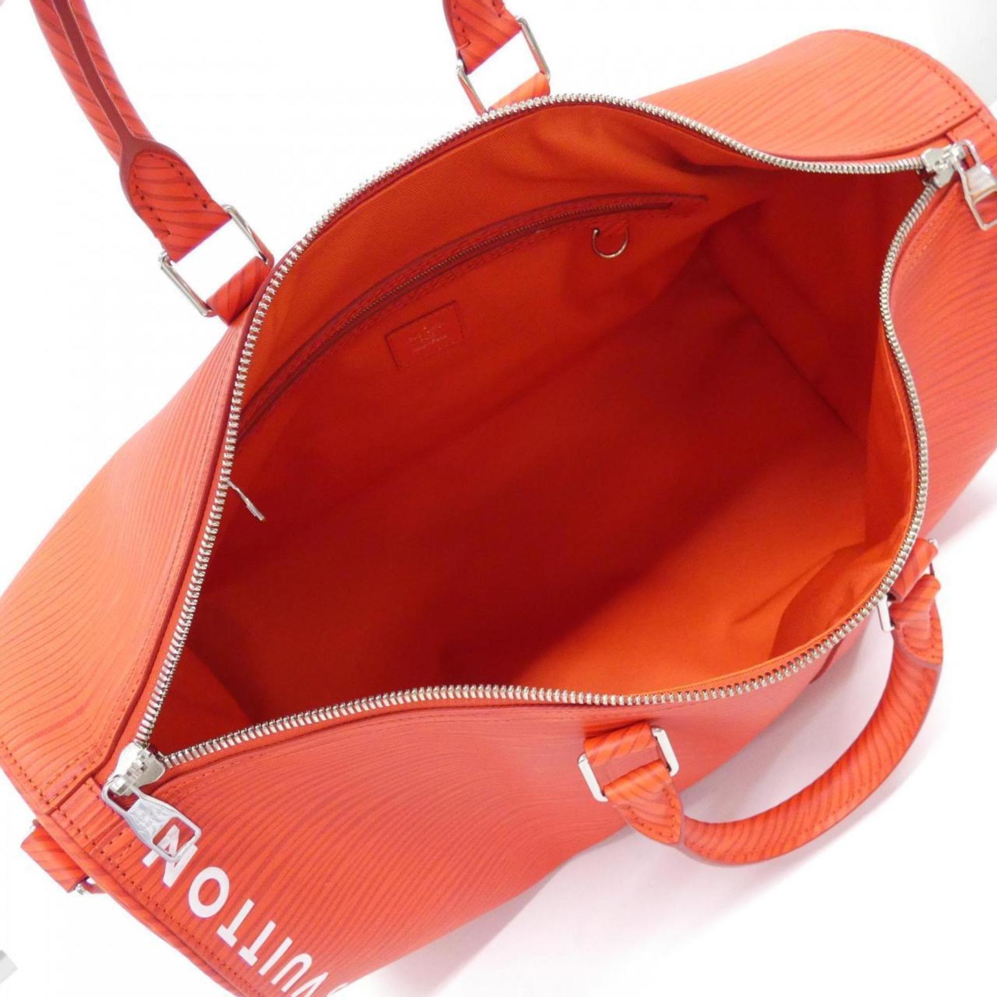 Louis Vuitton Epi Red Color Vermilion Leather Handbag