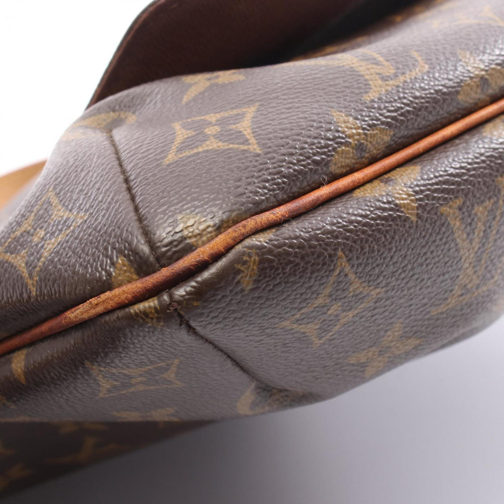 Louis Vuitton Brown Monogram Leather Shoulder Bag