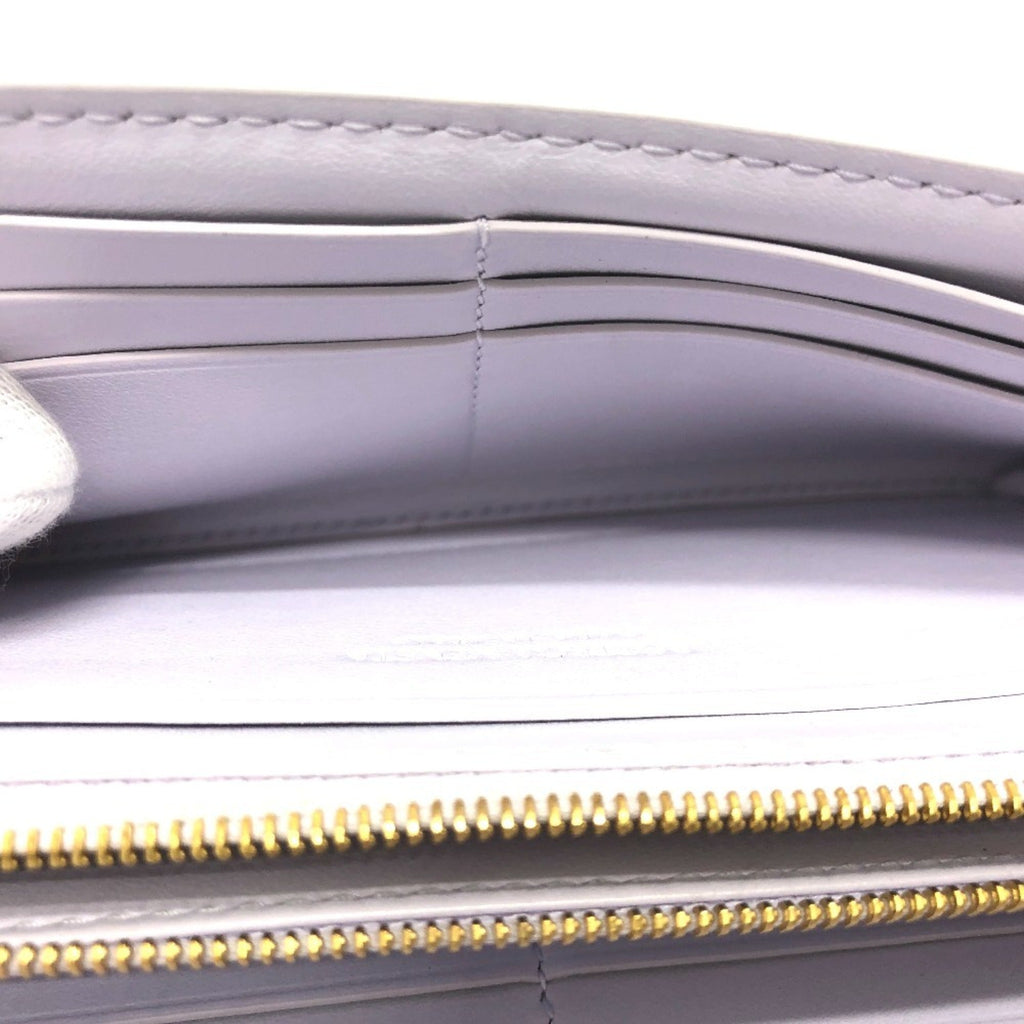 Bottega Veneta Purple Leather Long Wallet (Bi-Fold)