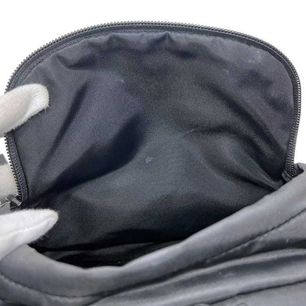 Prada Black Nero Nylon Leather Backpack
