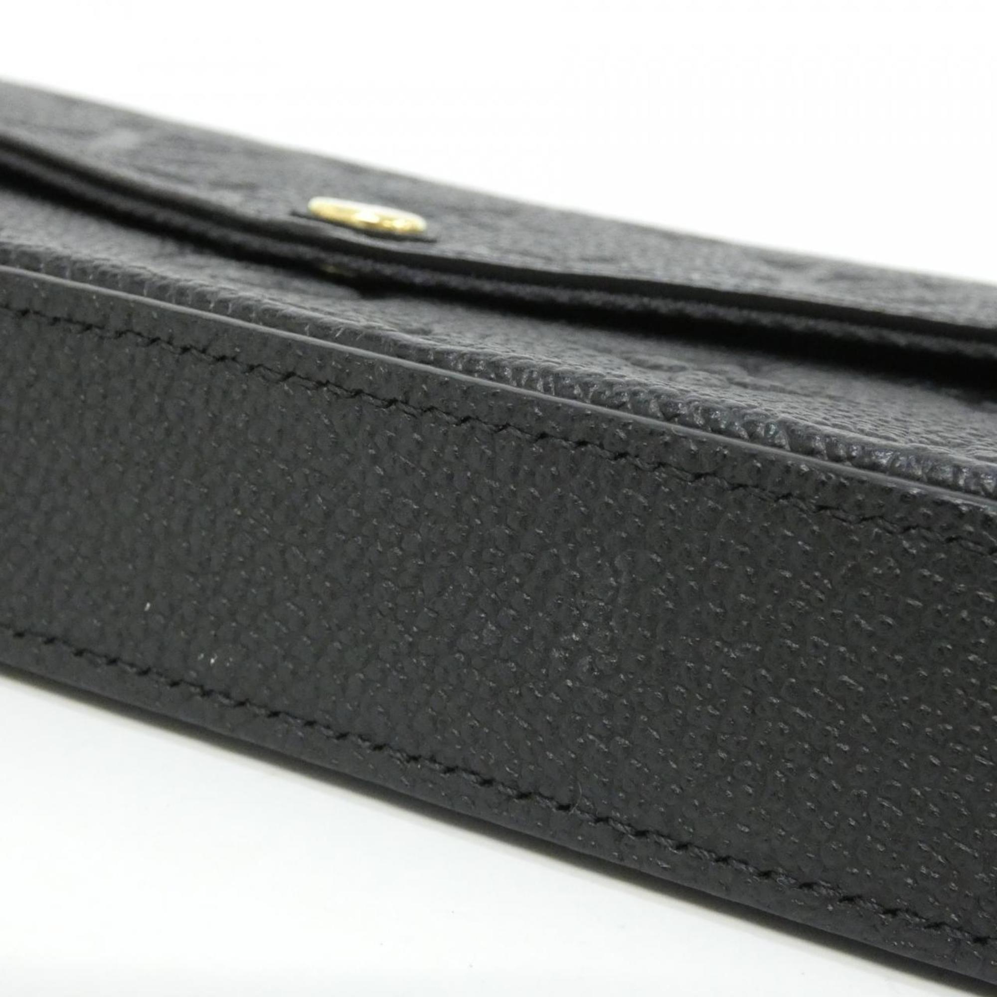 Louis Vuitton Monogram Empreinte Black Leather Pochette Shoulder Bag