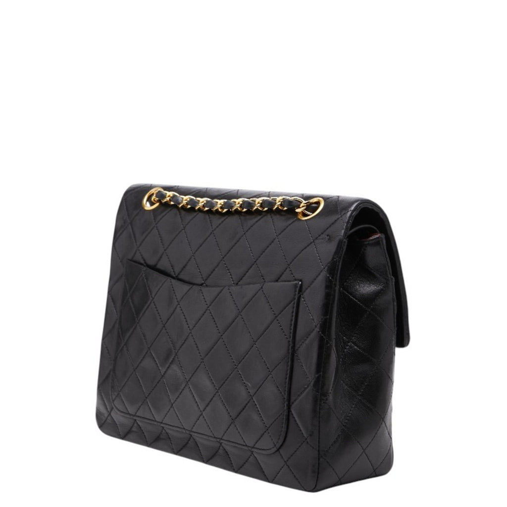 Chanel Black Leather Shoulder Bag
