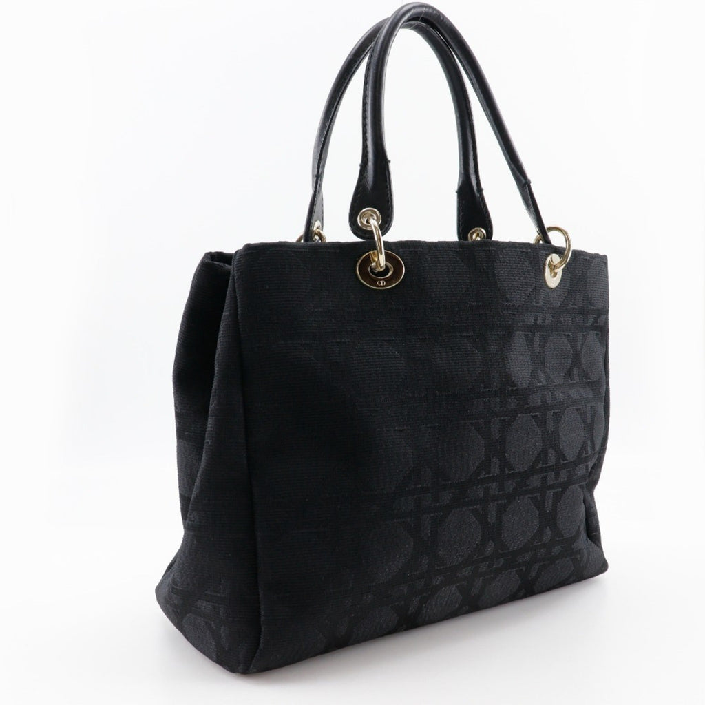 Christian Dior Black Nylon Canvas Tote Bag (Pre-Owned)