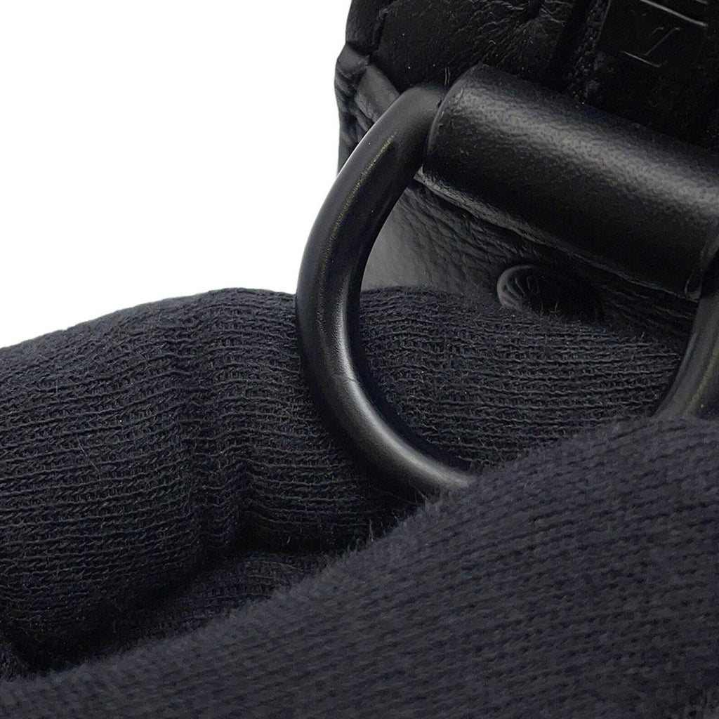 Louis Vuitton Black Noir Monogram Shadow Shoulder Bag