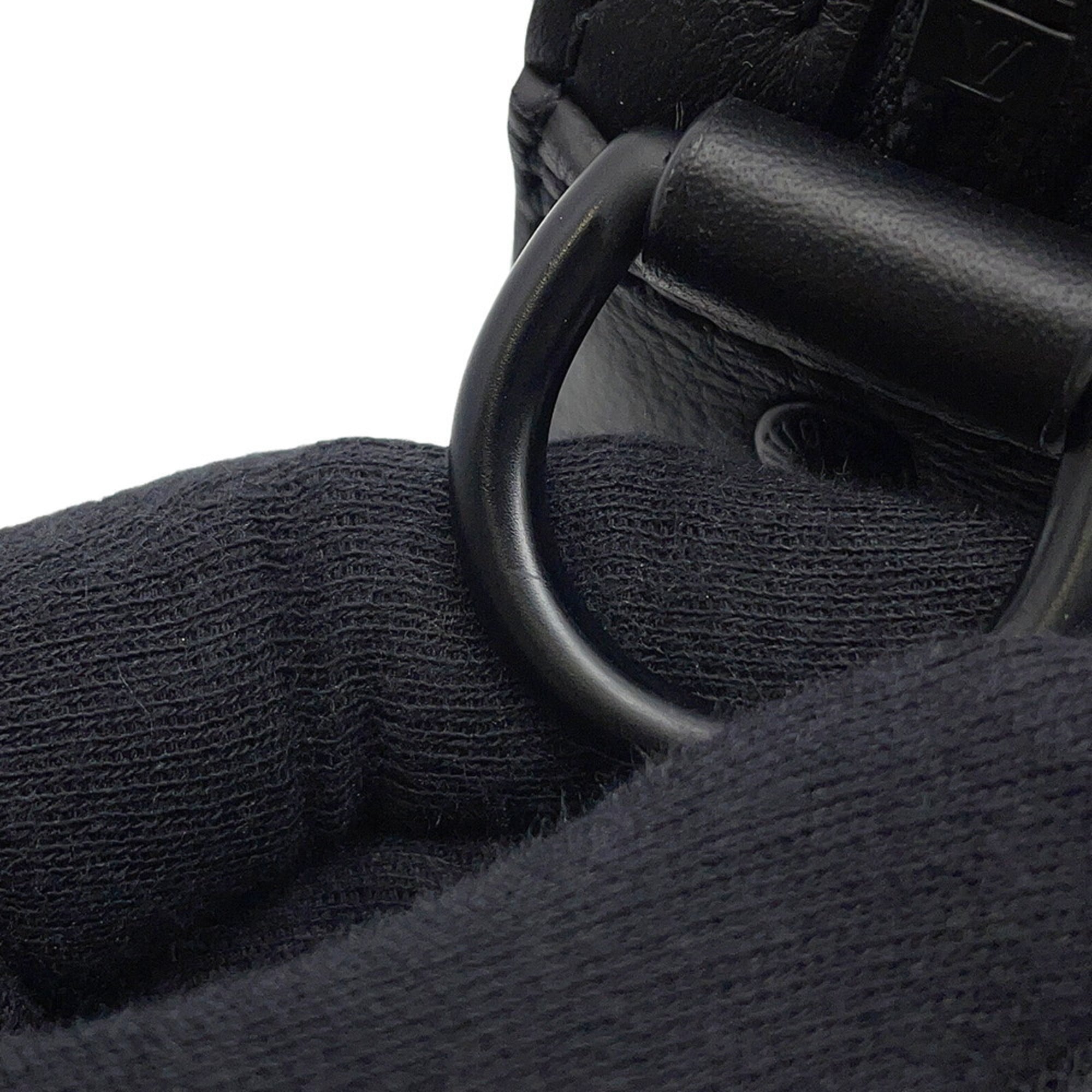 Louis Vuitton Black Noir Monogram Shadow Shoulder Bag