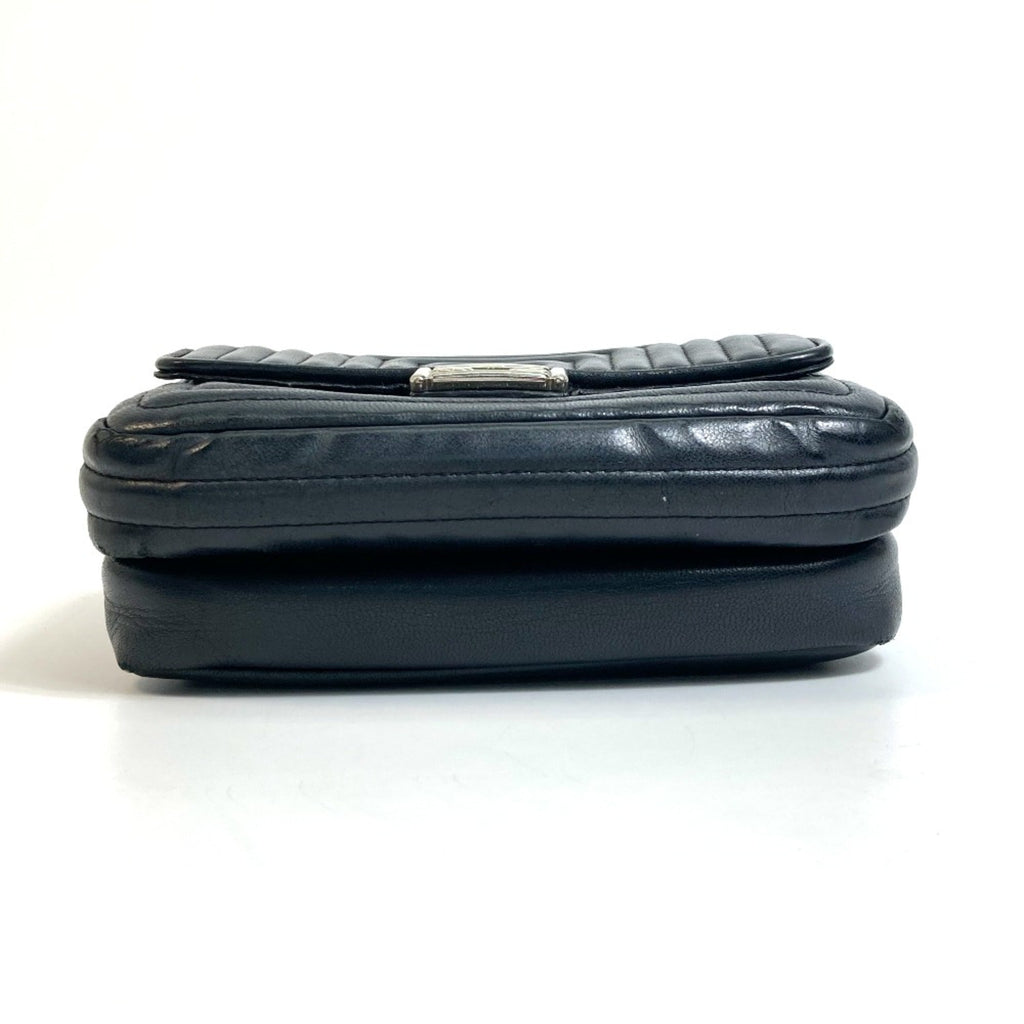 Fendi Black Leather Shoulder Bag