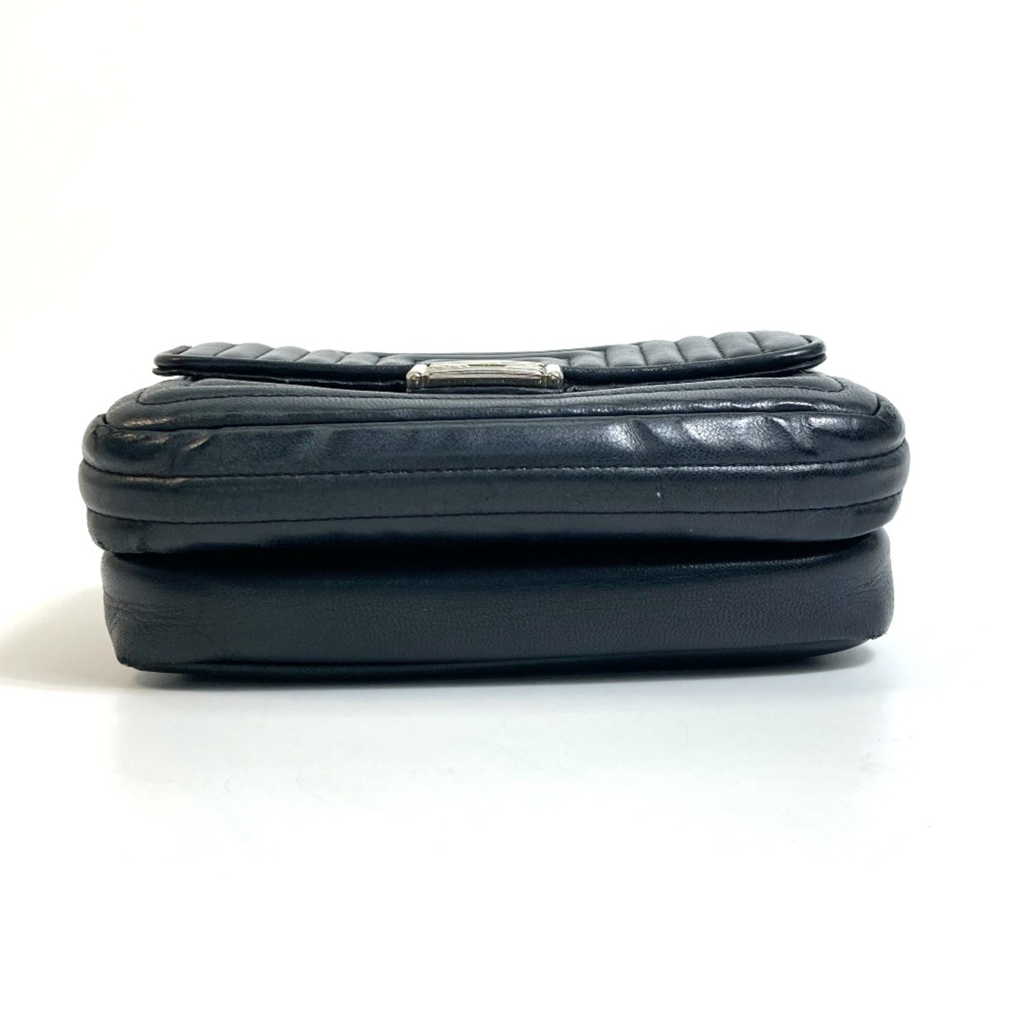 Fendi Black Leather Shoulder Bag