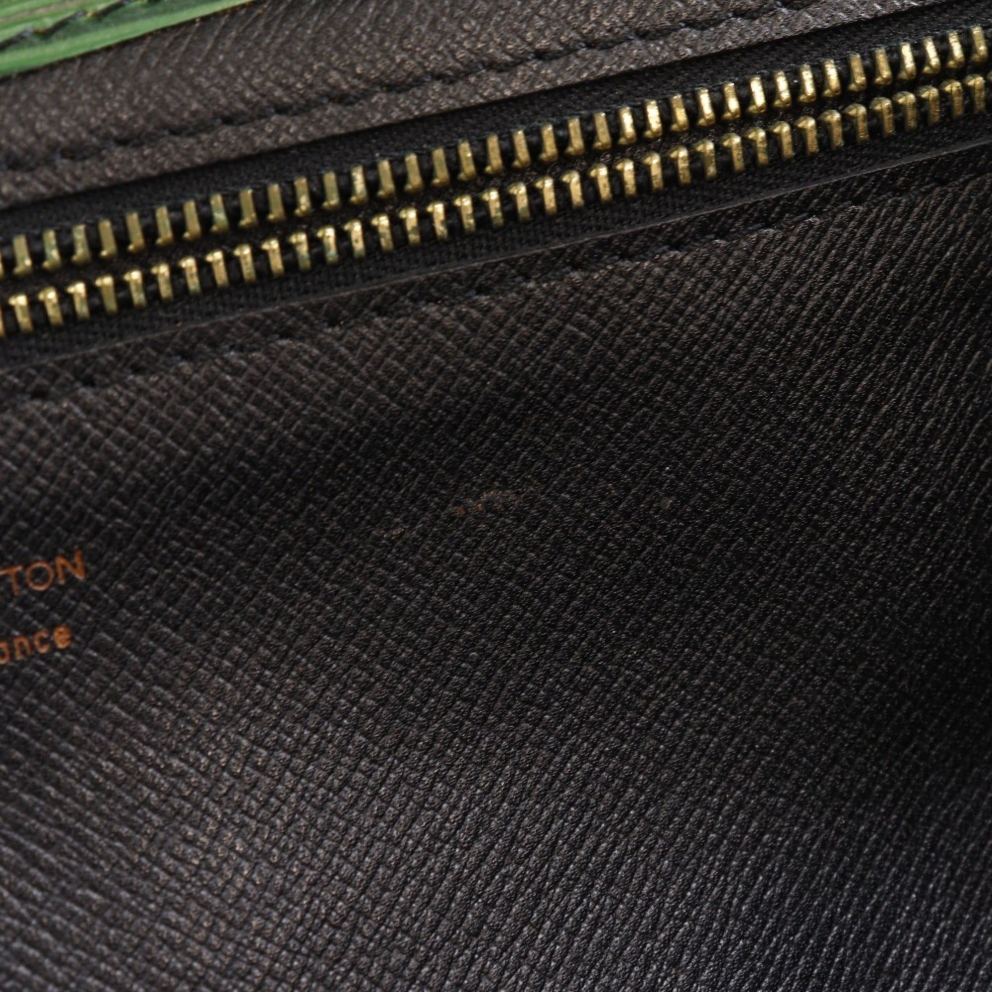 Louis Vuitton Borneo Green Green Epi Leather Clutch Bag