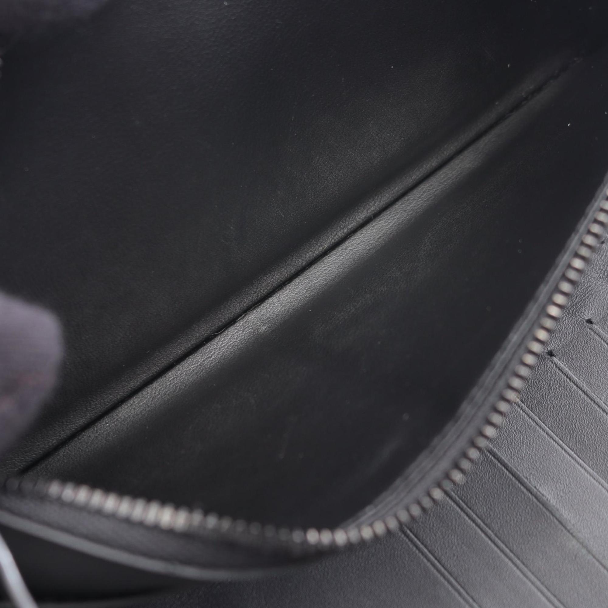 Louis Vuitton Black Noir Leather Long Wallet