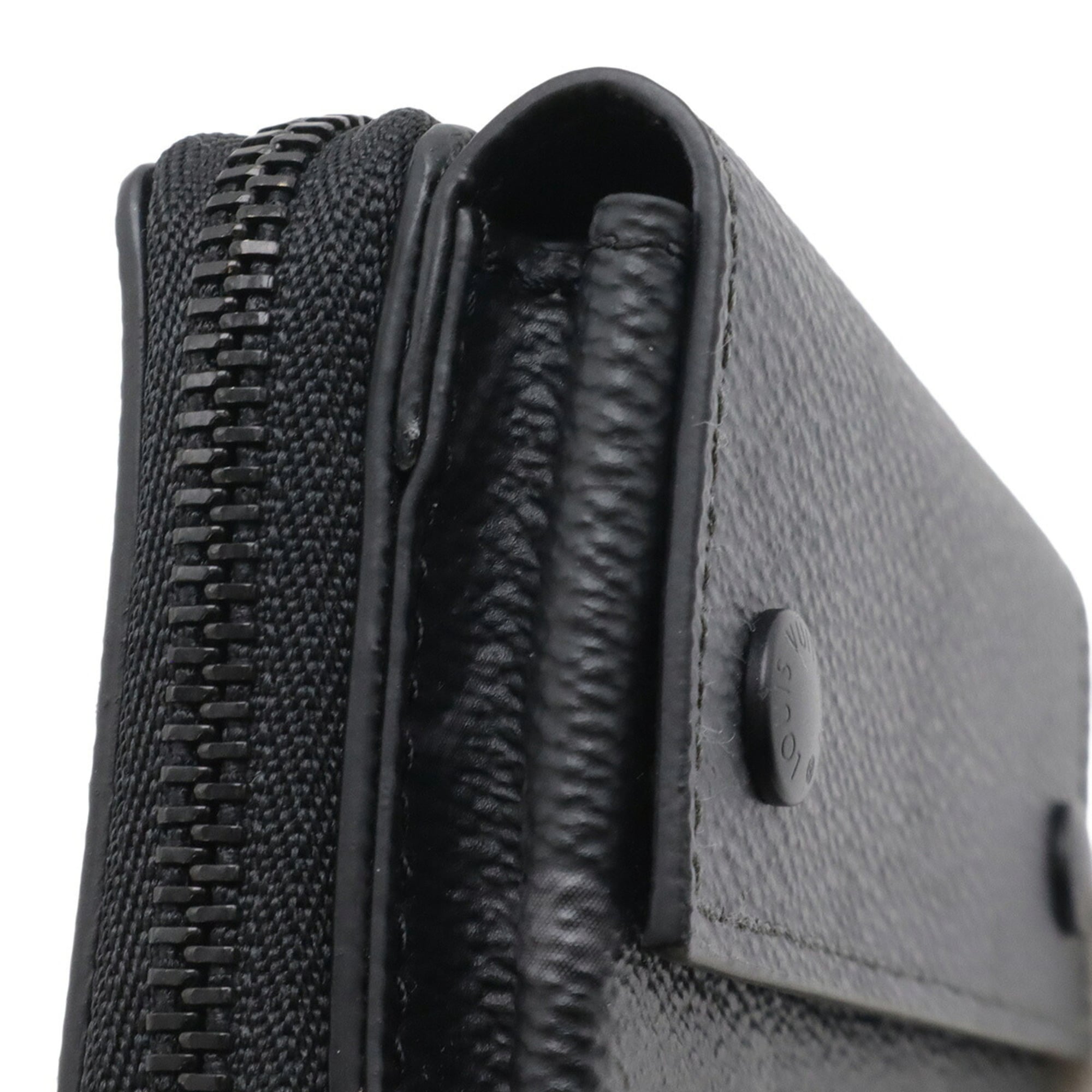 Louis Vuitton Black Gray Monogram Eclipse Monogram Monogram Eclipse Coin Purse/Coin Case