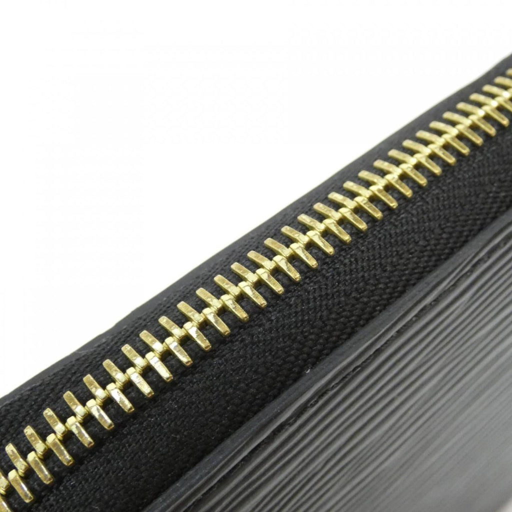 Louis Vuitton Black Leather Long Wallet