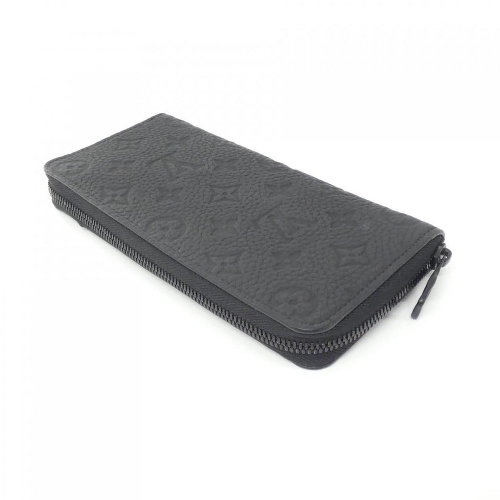 Louis Vuitton Black Leather Long Wallet
