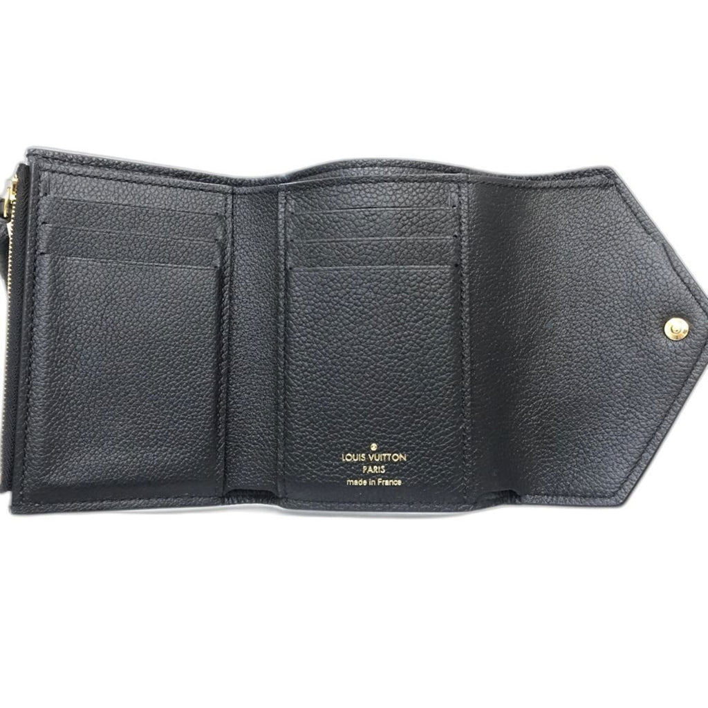 Louis Vuitton Monogram Bicolor Monogram Noir Monogram Empreinte Wallet (Tri-Fold)
