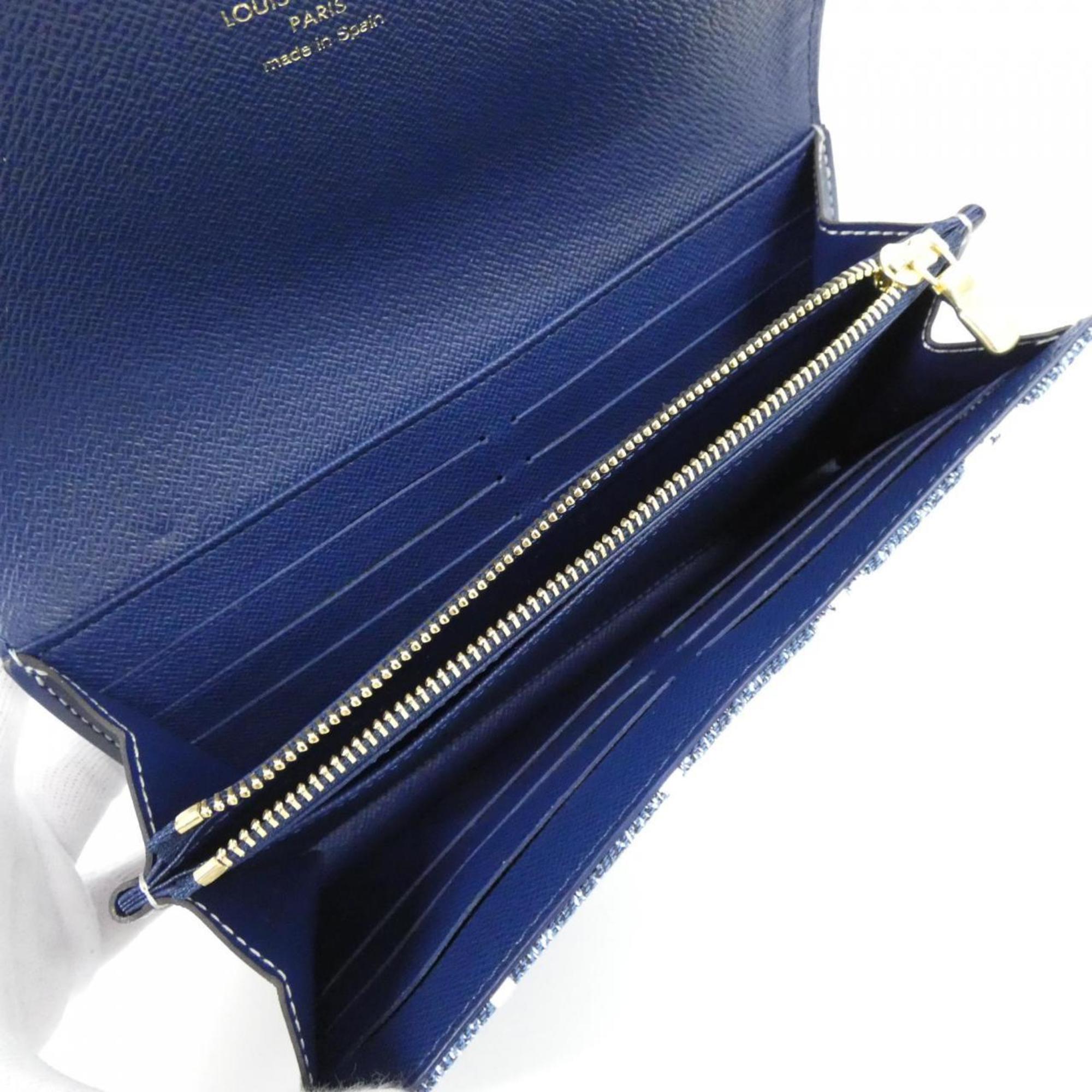 Louis Vuitton Blue Navy Monogram Long Wallet