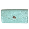 Louis Vuitton Monogram Empreinte Blue Light Blue Monogram Empreinte Long Wallet