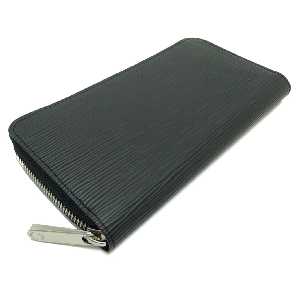 Louis Vuitton Black Noir Epi Leather Long Wallet