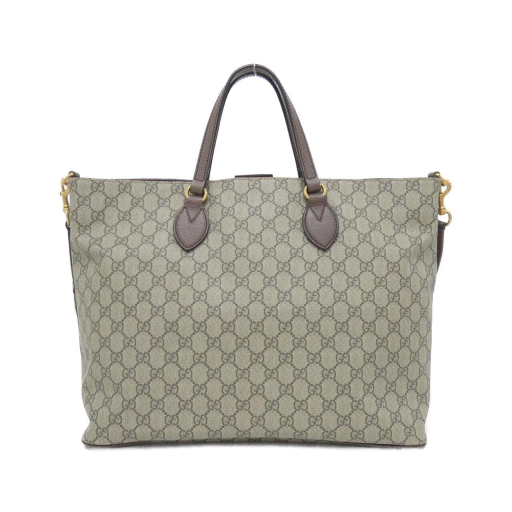 Gucci Beige Brown Gg Supreme Handbag (Pre-Owned)