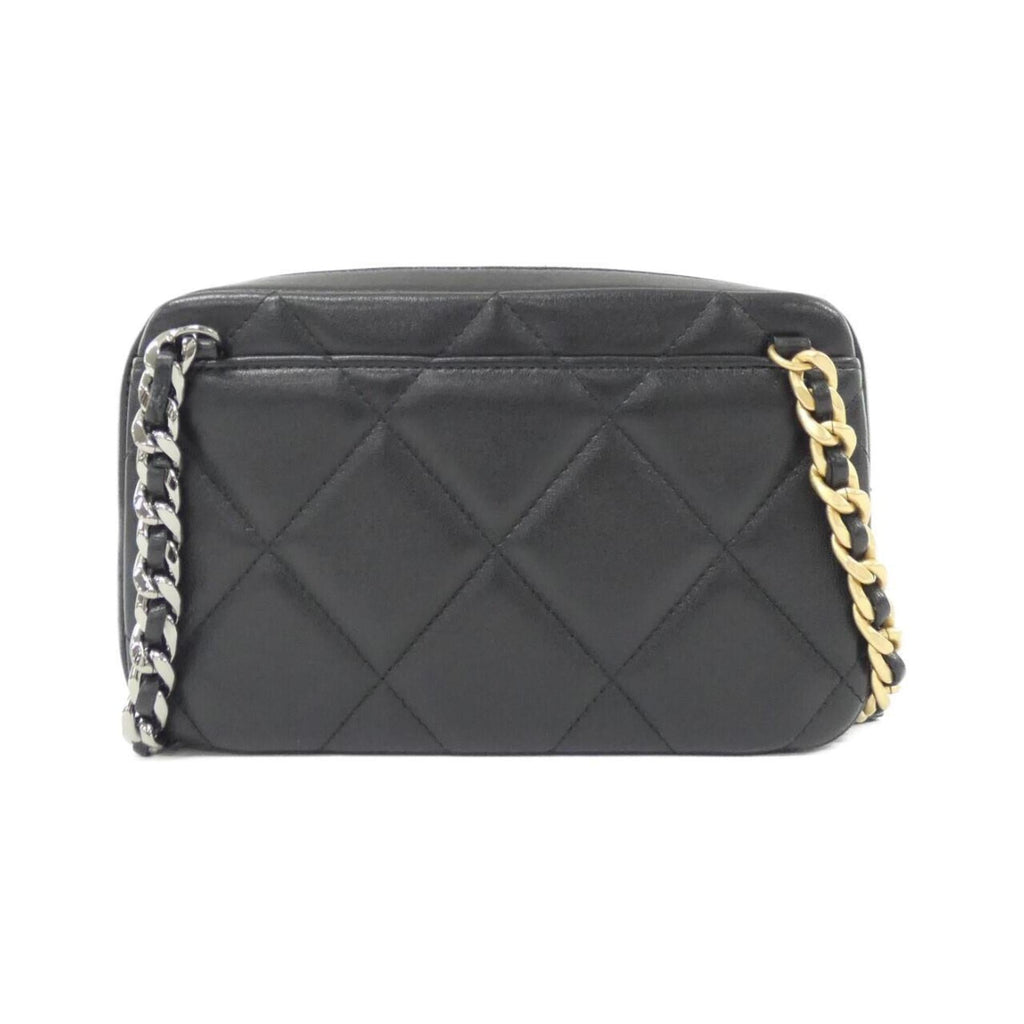Chanel Black Leather Shoulder Bag