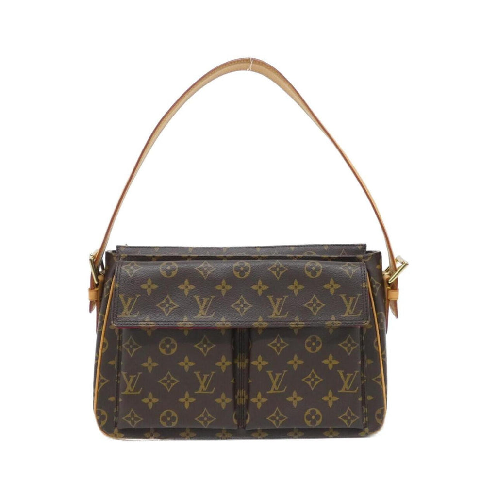 Louis Vuitton Monogram Brown Coated Canvas Shoulder Bag