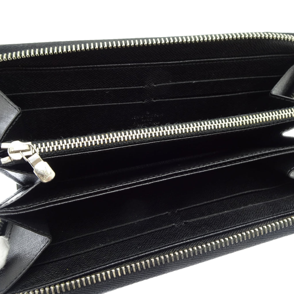 Louis Vuitton Black Noir Epi Leather Long Wallet