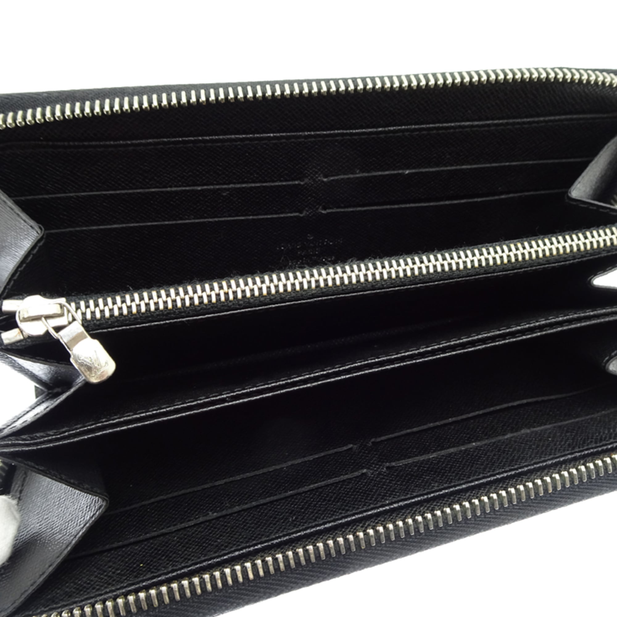 Louis Vuitton Black Noir Epi Leather Long Wallet