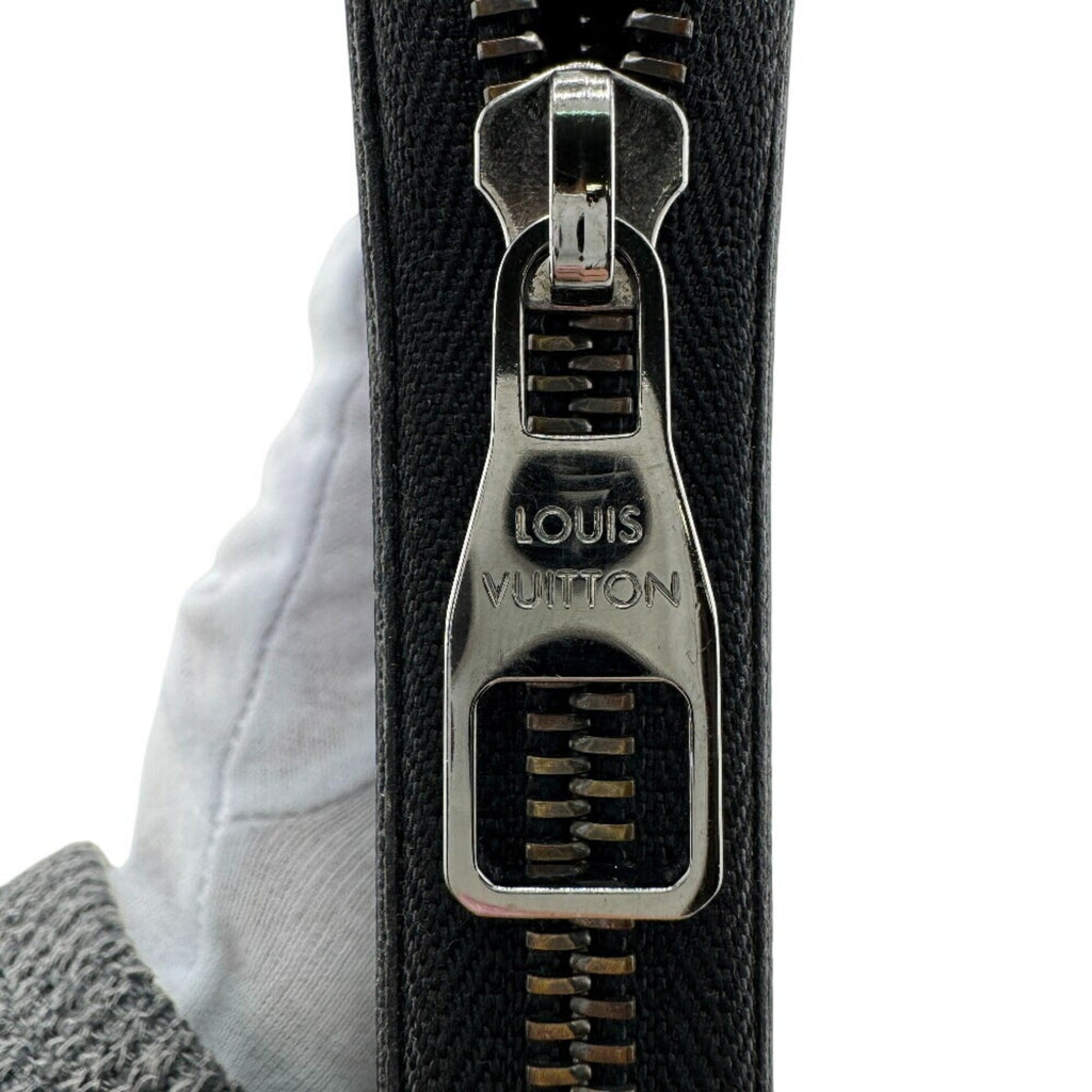 Louis Vuitton Black Gray Monogram Eclipse Monogram Eclipse Wallet