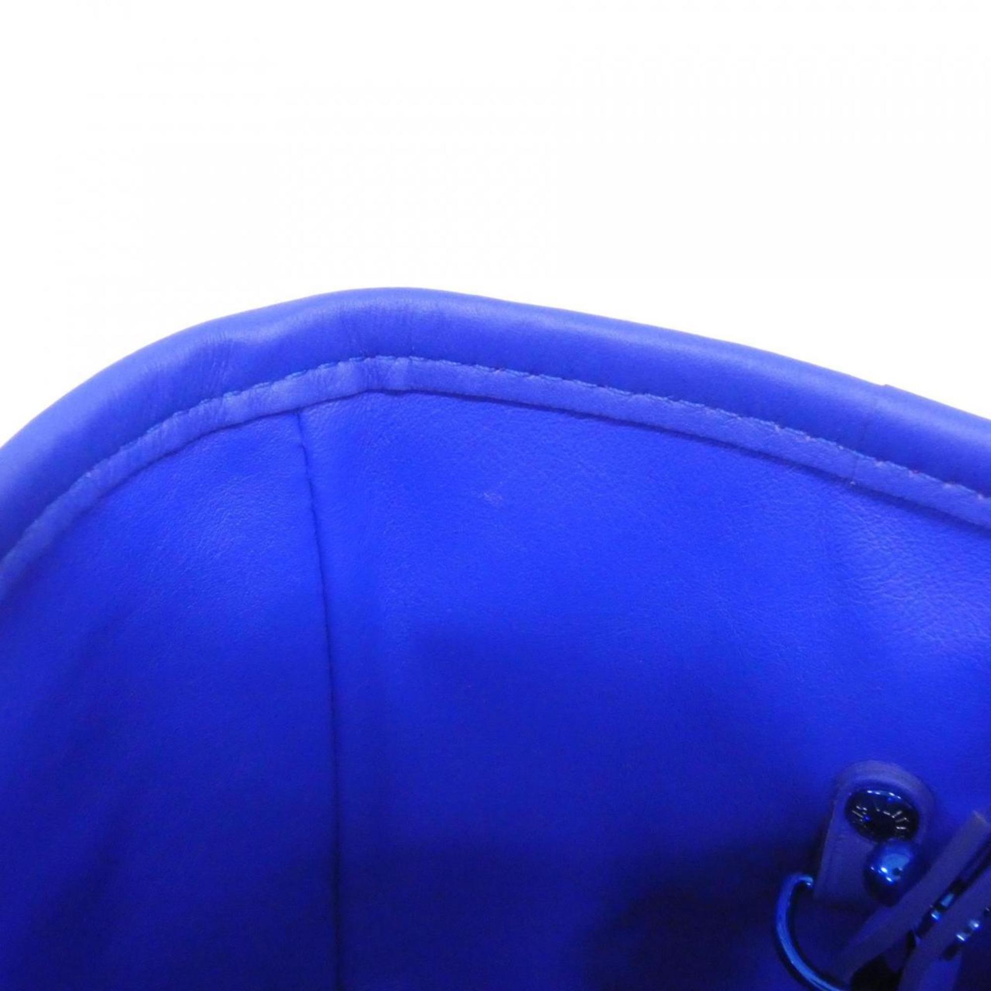 Louis Vuitton Blue Dark Blue Coated Canvas Handbag
