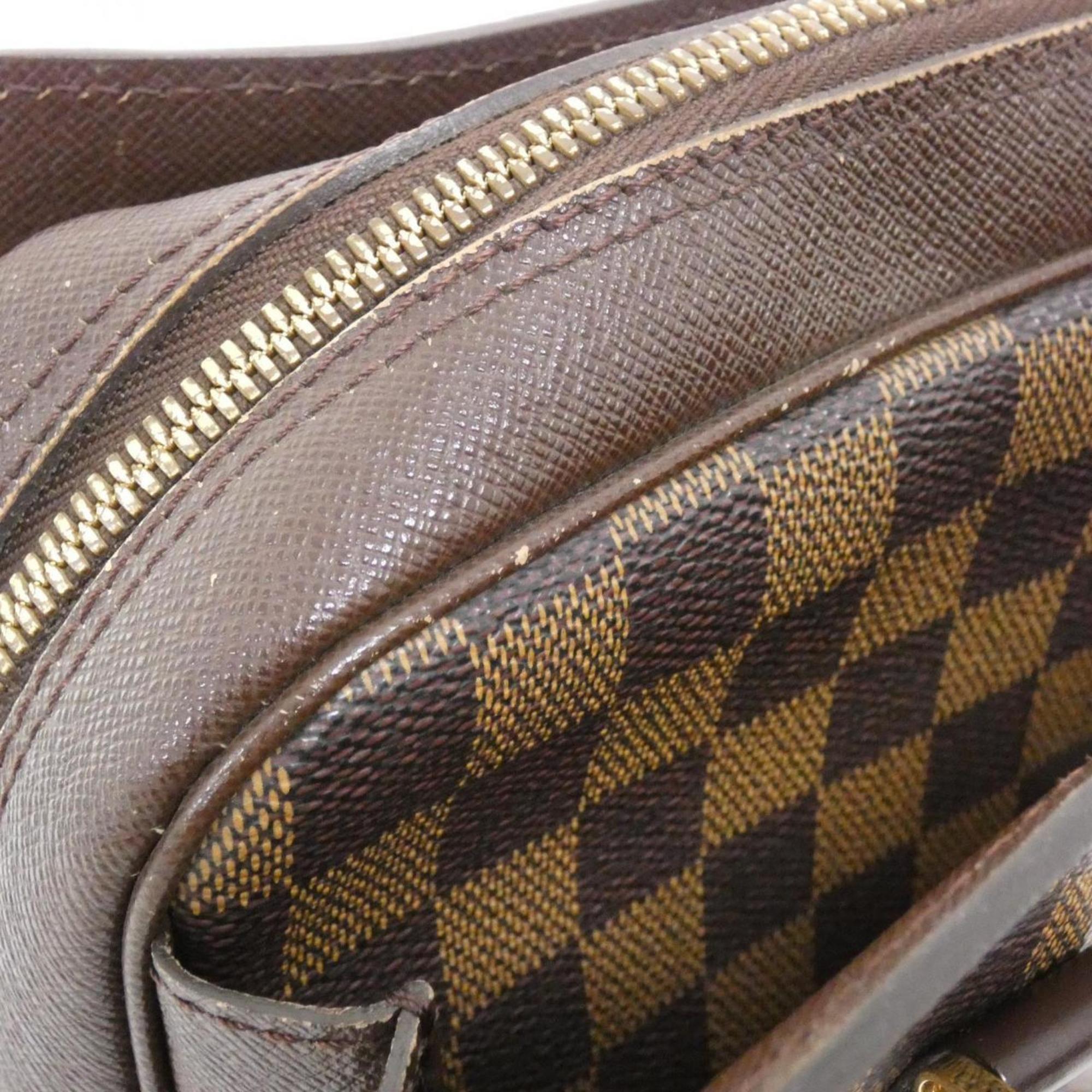Louis Vuitton Ebene Coated Canvas Handbag