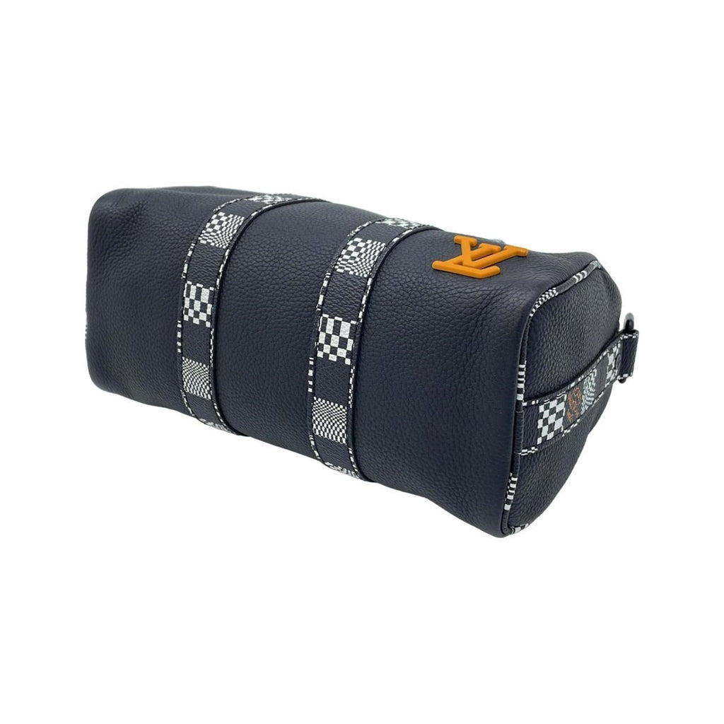 Louis Vuitton Black Leather Shoulder Bag