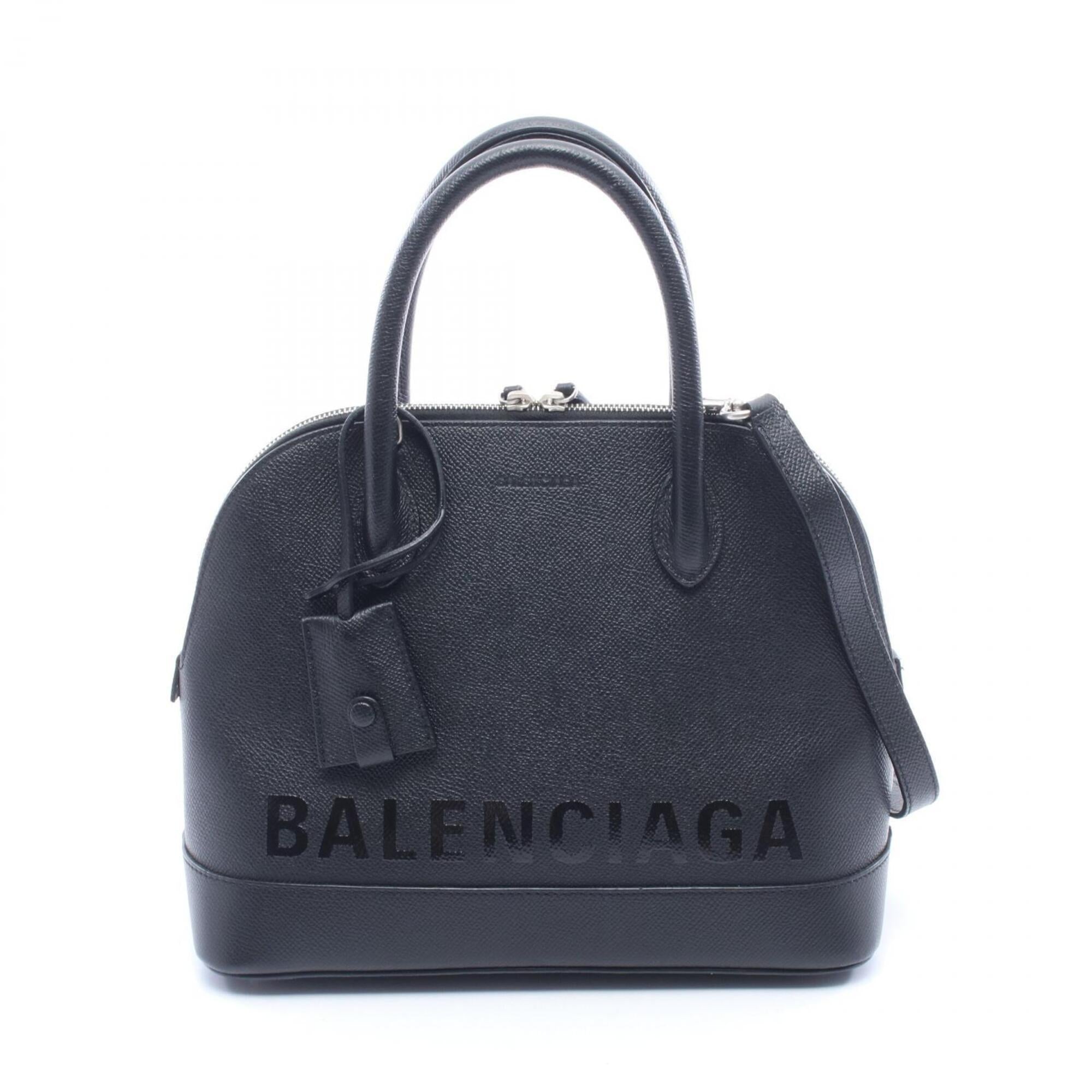 Balenciaga Black Leather Hand
