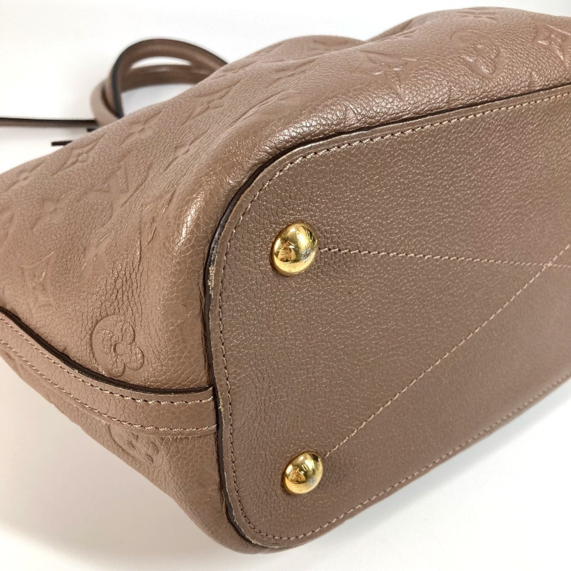 Louis Vuitton Monogram Empreinte Beige Monogram Empreinte Handbag Shoulder Bag