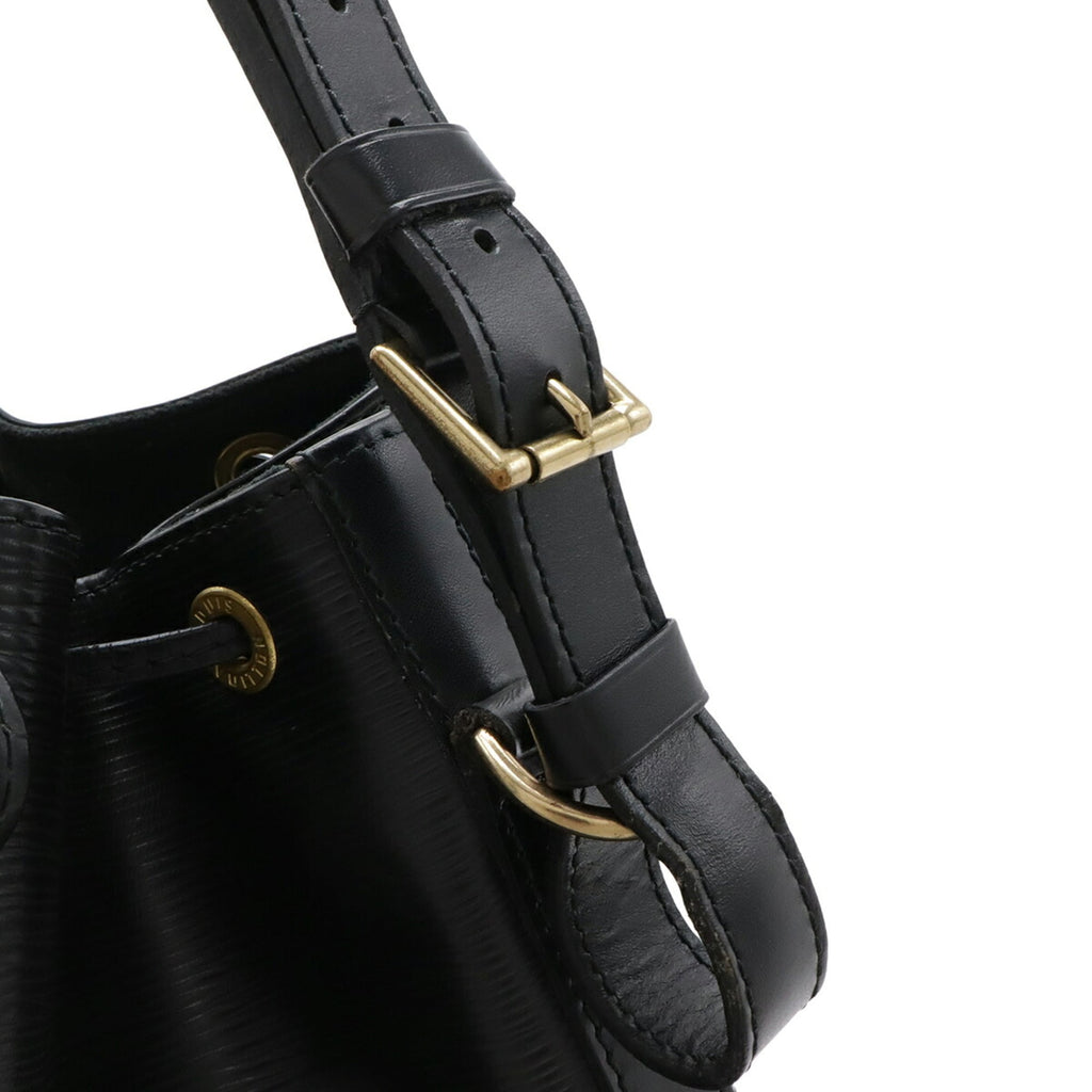 Louis Vuitton Black Noir Epi Leather Shoulder Bag