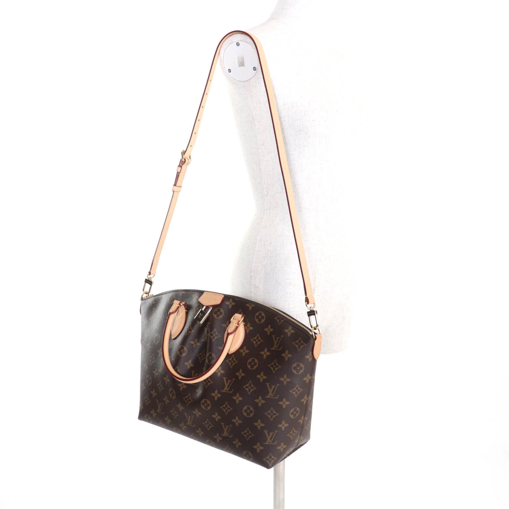 Louis Vuitton Brown Leather Handbag