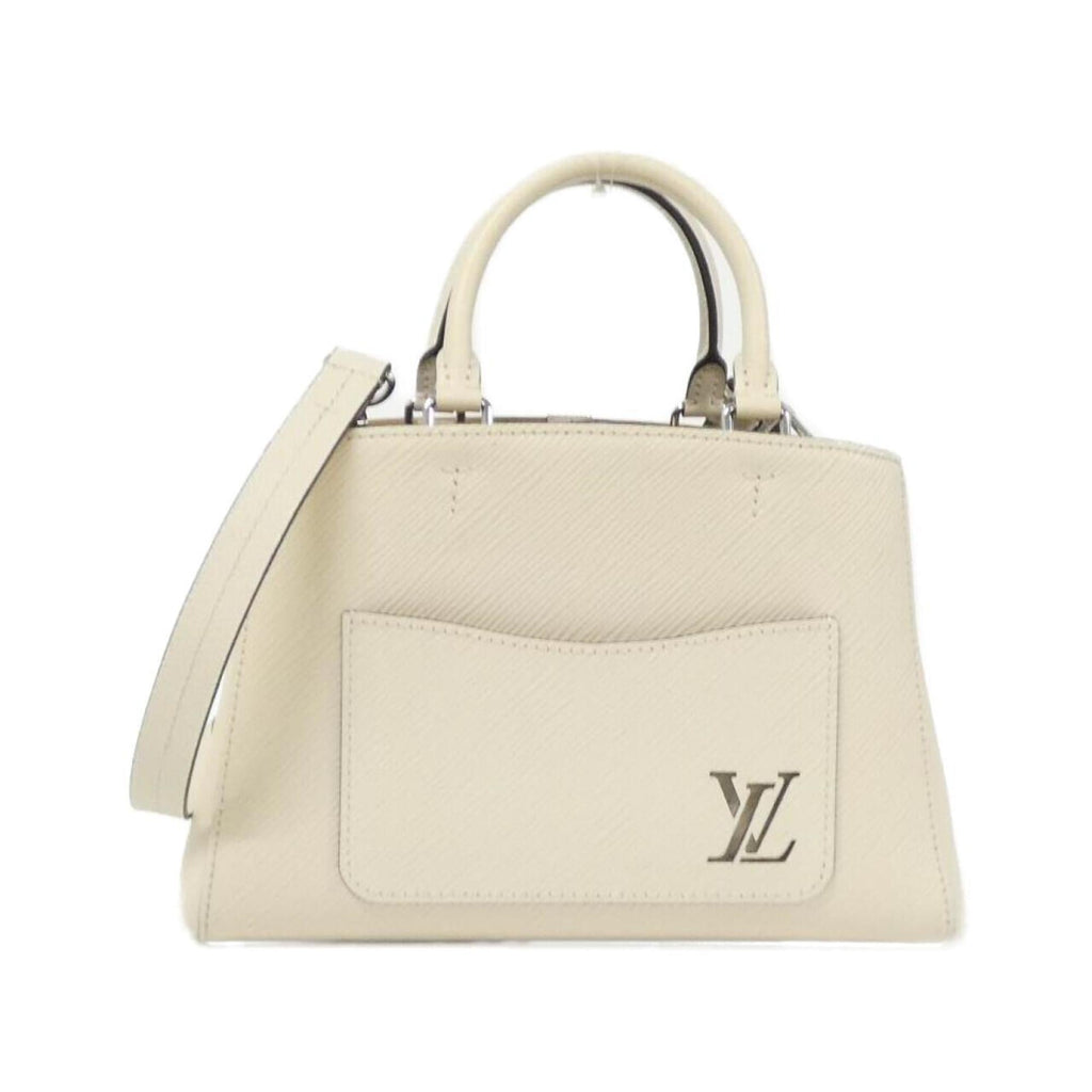 Louis Vuitton Silver Leather Handbag Shoulder Bag
