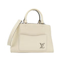 Louis Vuitton Silver Leather Handbag Shoulder Bag