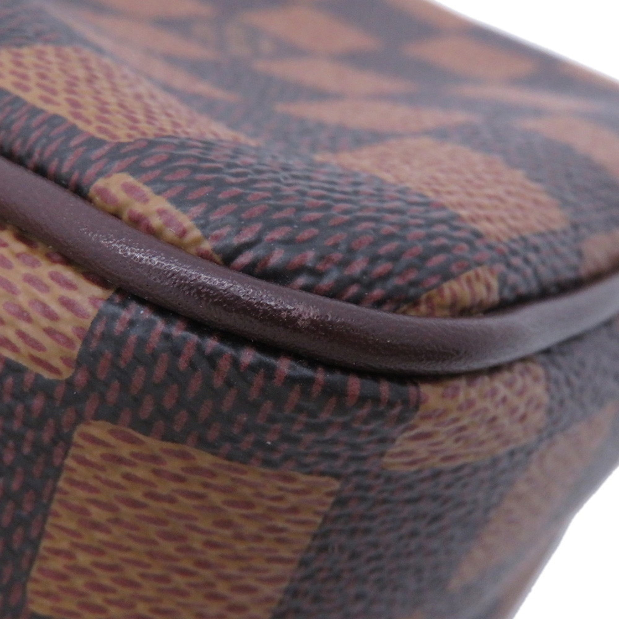 Louis Vuitton Damier Brown Red Color Shoulder Bag
