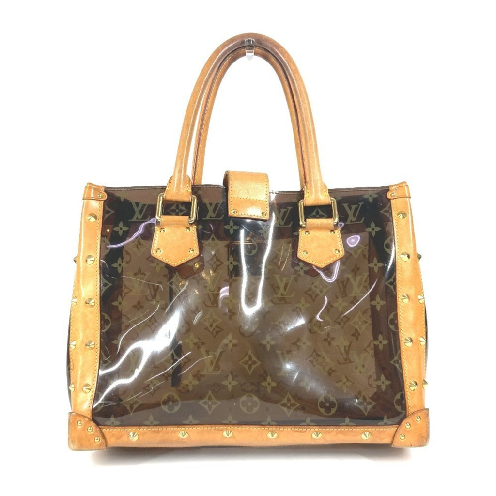 Louis Vuitton Brown Vinyl Shoulder Bag Tote Bag