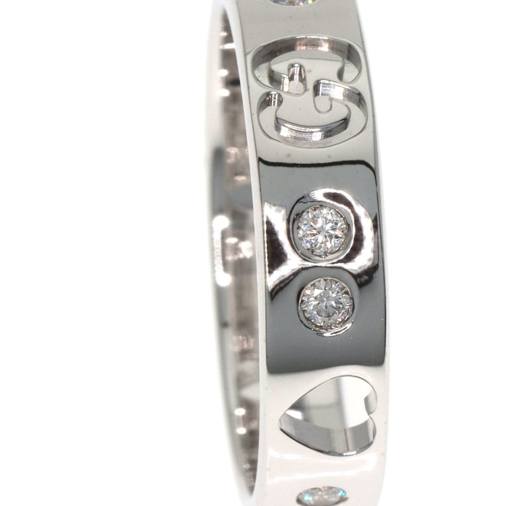 Gucci Icon White Gold (18K) Band Ring (Pre-Owned)