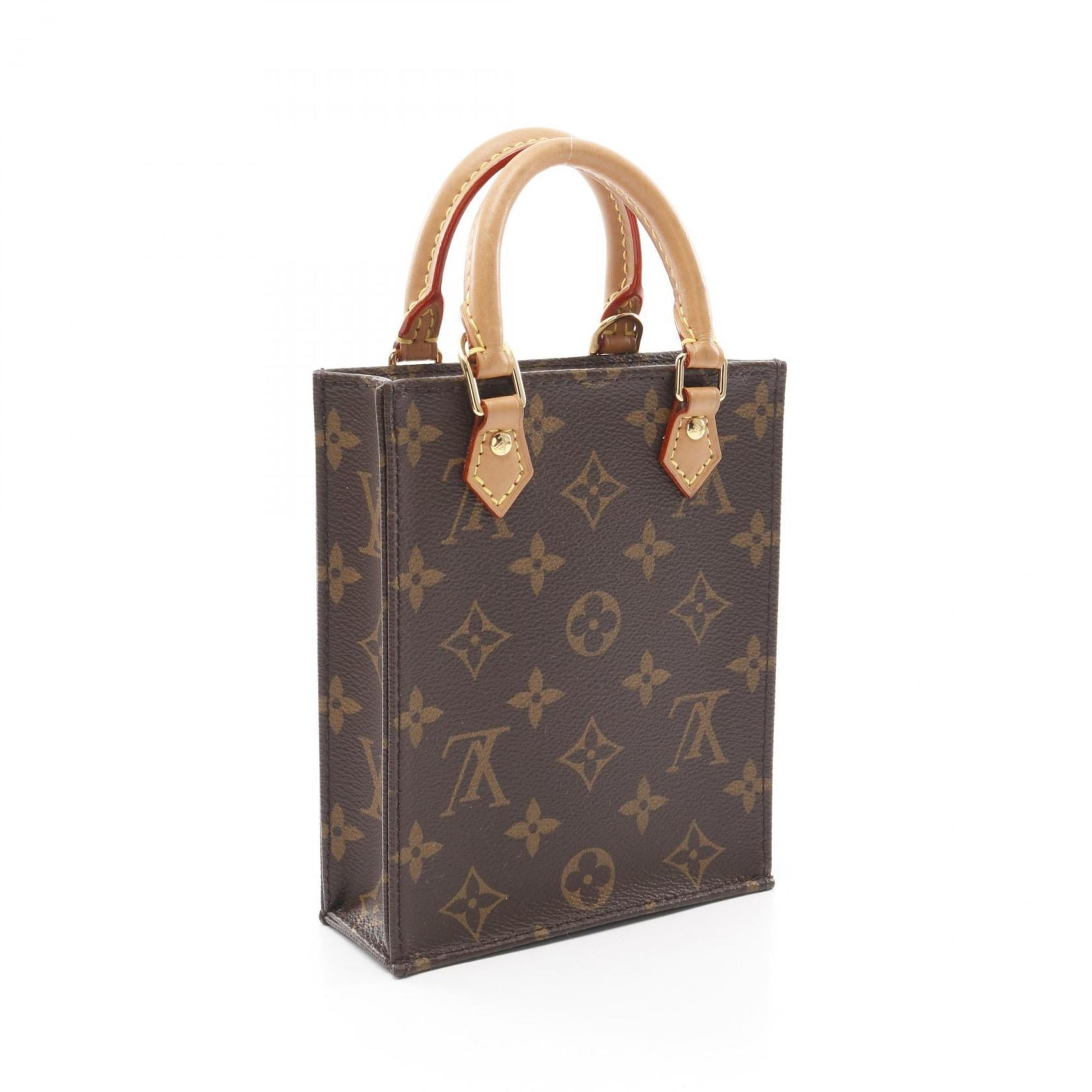 Louis Vuitton Brown Monogram Coated Canvas Handbag