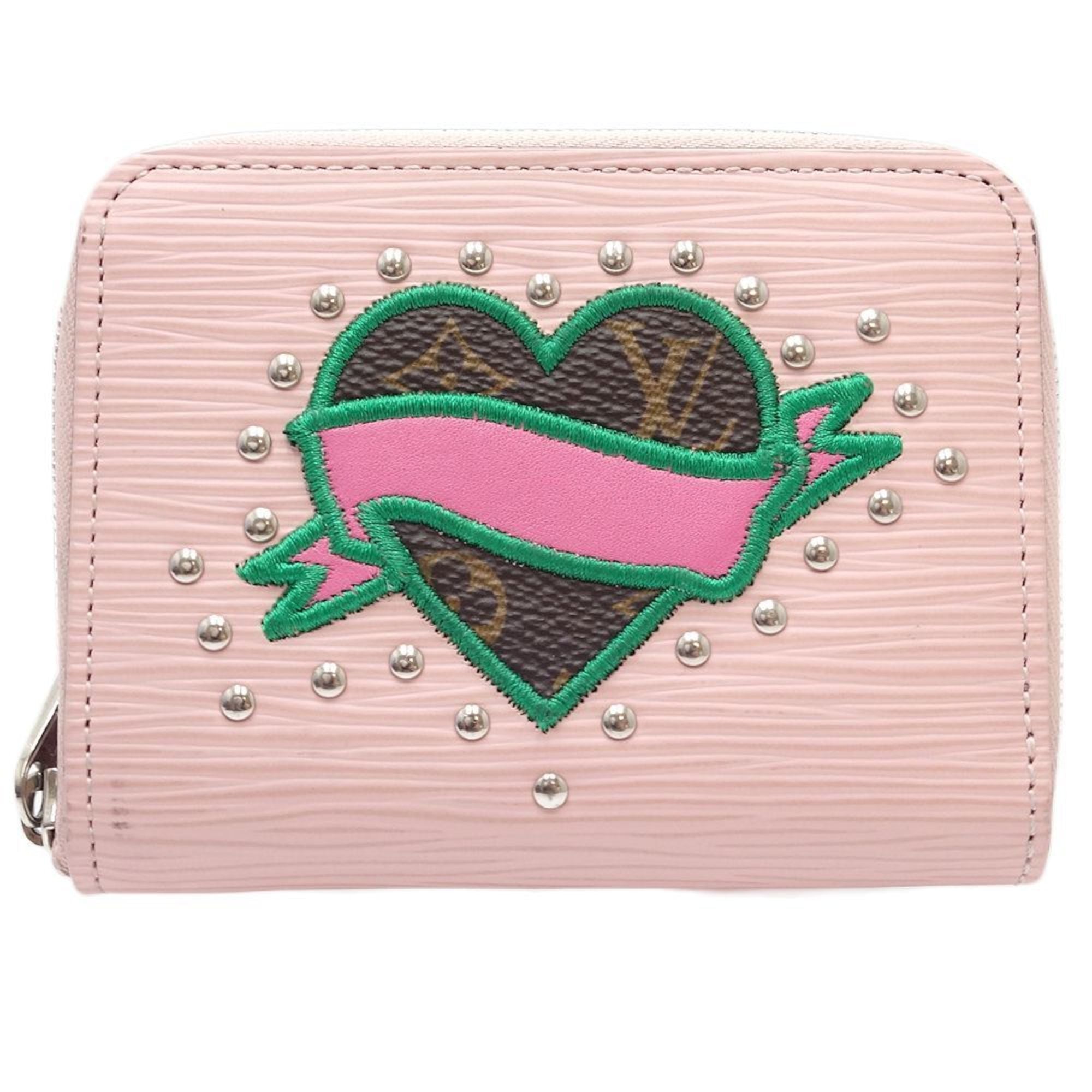 Louis Vuitton Rose Ballerine Leather Wallet