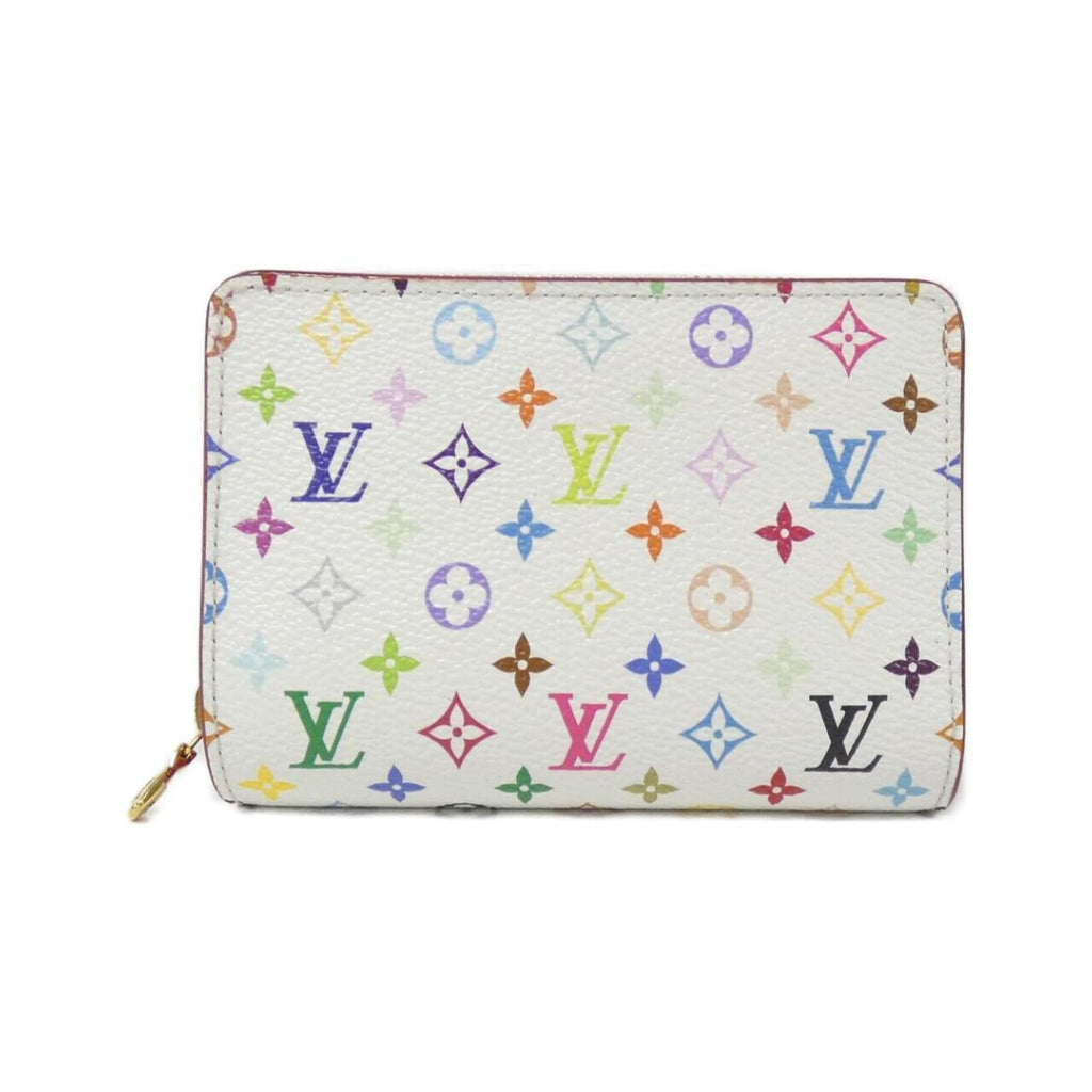 Louis Vuitton Pink White Coated Canvas Wallet