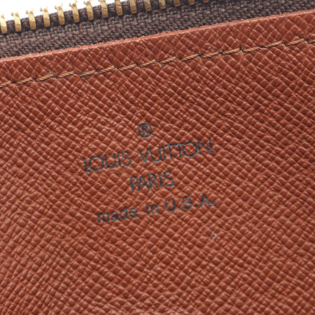 Louis Vuitton Brown Coated Canvas Leather Handbag